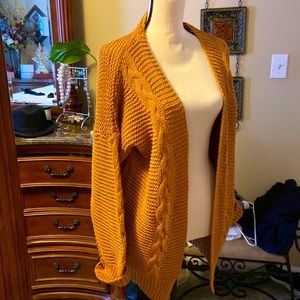 Mustard cardigan
